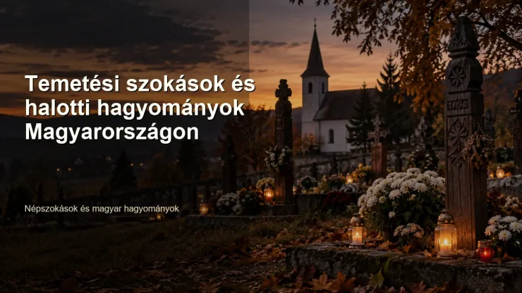 temetesi szokasok es halotti hagyomanyok magyarorszagon borito